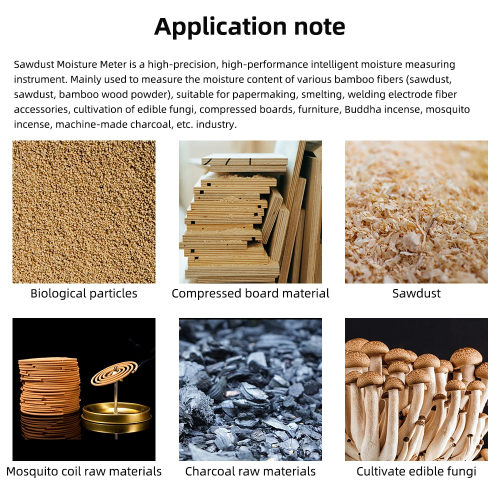 medidor de umidade profissional tk100w serragem madeira po higrometro 05