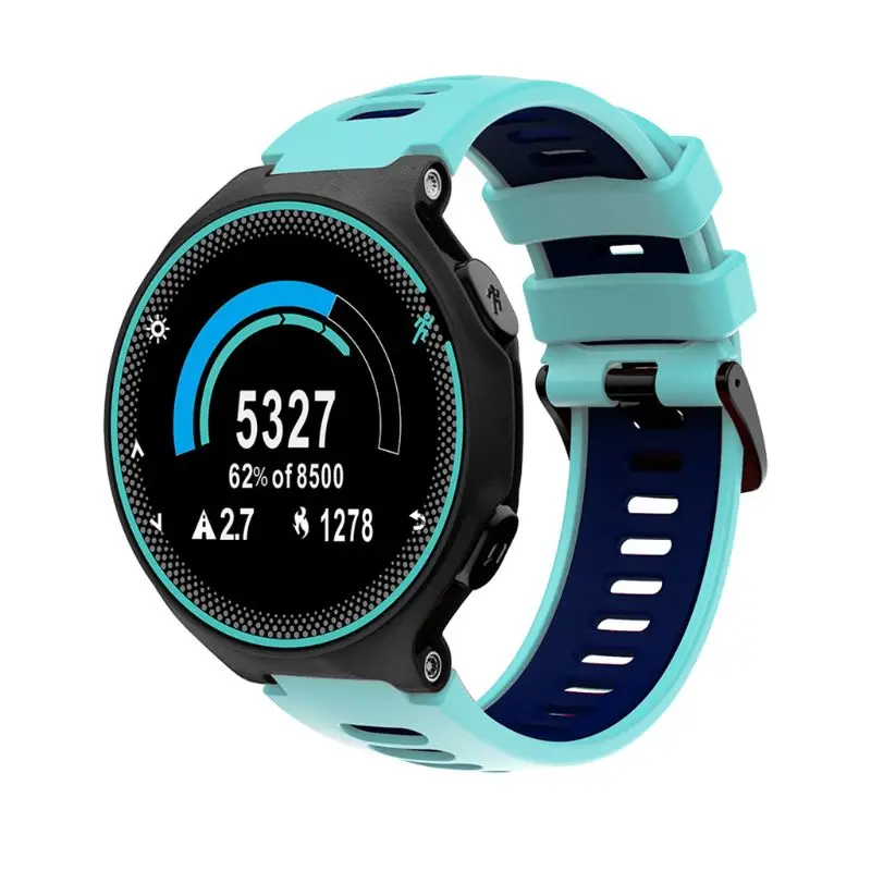 Wristband 22mm For Garmin-Forerunner 735xt/220/230/235/620/630 Silicone Replacement