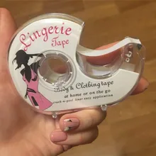 Модная лента 3 метра Двухсторонняя клейкая безопасная лента-заменитель нижнего белья одежда для тела прозрачные ремни для бюстгальтера медицинская водонепроницаемая лента с v-образным вырезом