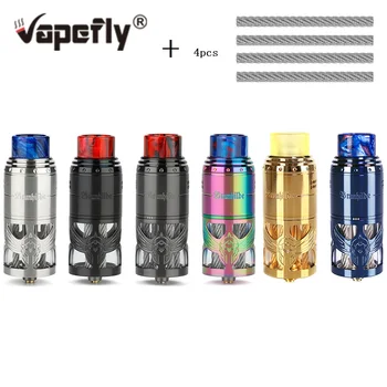 

Original Vapefly Brunhilde Top Coiler RTA 8ml Capacity with Surrounding Top Airflow System & Dual Coil Building E-cig Vape Tank