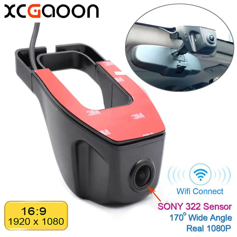 Видеорегистратор XCGaoon Wifi 170 градусов видеорегистратор 1080P ночная версия Novatek 96655