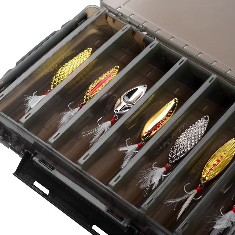 Plastic-Fishing-Lure-Box-Double-Sided-14-Compartments-Minnows-Bait-Hooks-Spinner-Lures-Frogs-Boxes-For (4)