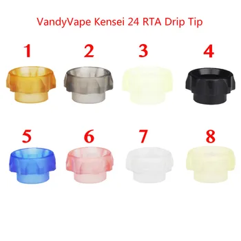 

810 Goon 528 Drip Tip Wide Bore Acrylic Gear Mouthpiece for Augvape OCCULA RDA/VandyVape Kensei 24 RTA/Mesh 24/Kylin Mini