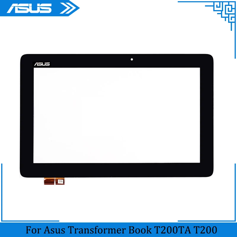 Digitizer Transformer-Book Touch-Panel T200TA Asus Repair Black Lens-Sensor Glass