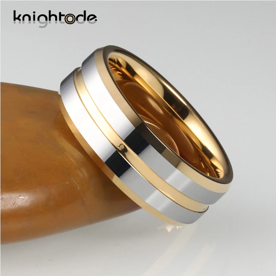 6 мм 8 Классический Для мужчин женщин Вольфрам обручальное кольцо Мужские