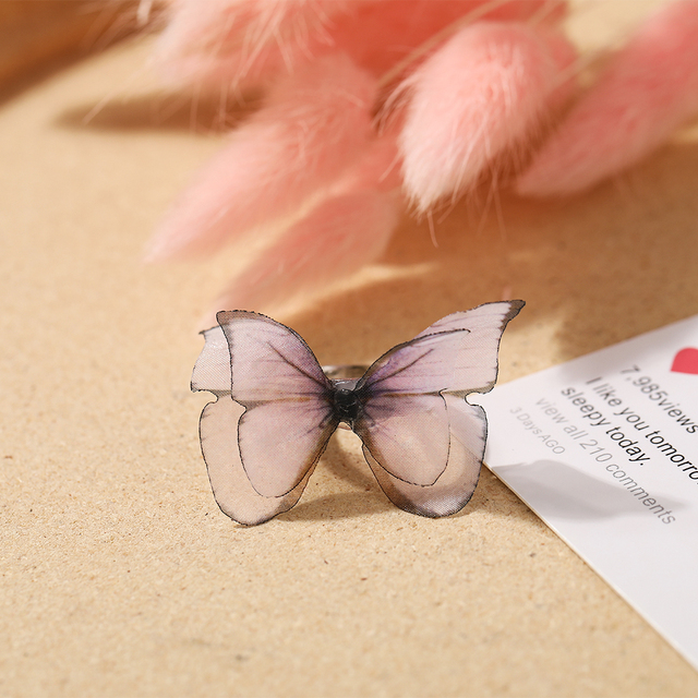 New Super Butterfly Rings Individual Character Is Popular Open Index Finger Rings For Women Jewelry Gift
