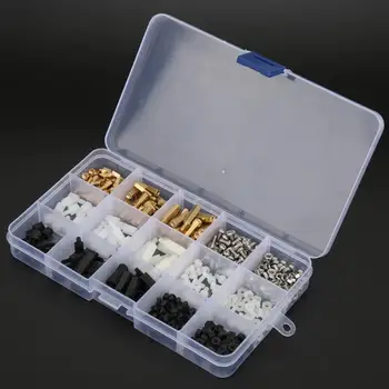 

360 Pcs Single Hex Standoff M3 Black Nylon 1-Way Screw Nut for Electronic Component