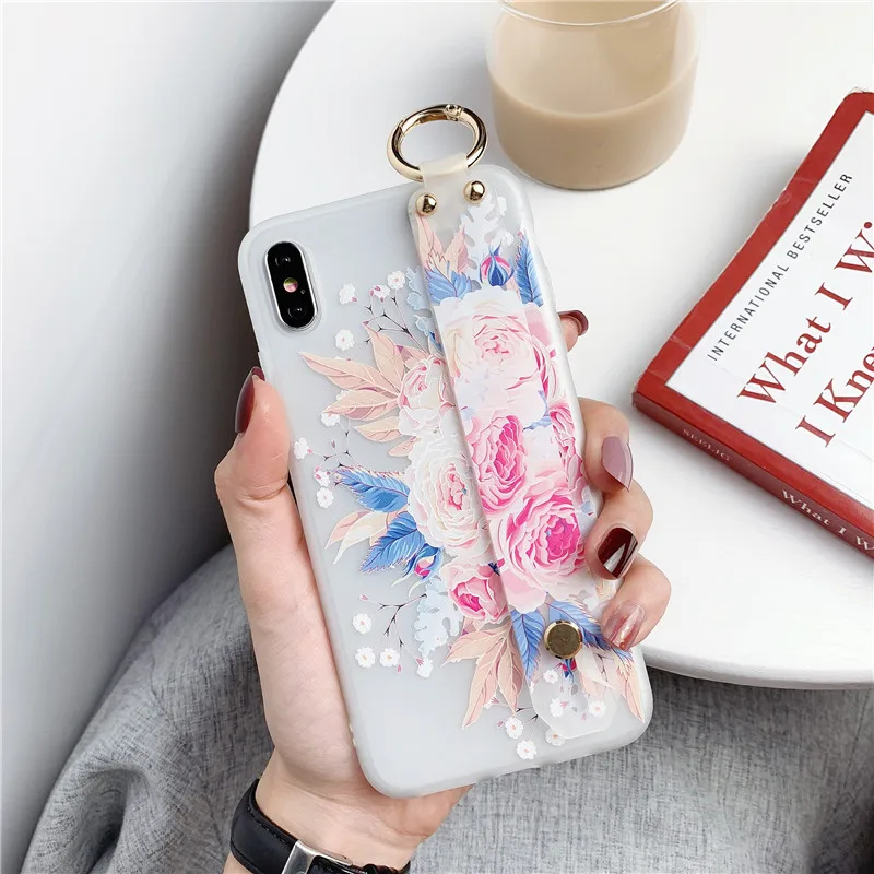 Wrist Strap E 3D рельефный чехол для телефона для OPPO A59 F1S A39 A57 A1 A73 A79 F5 A5 A3S F9 A7XA37 A77 A3 A7 AX7 A5S мягкий ремешок на запястье Стенд кожаный чехол - Цвет: Wrist Strap E