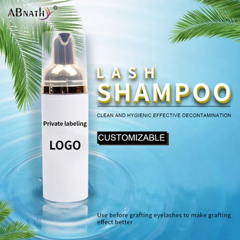 

Abnathy 60ml Professional Eyelash Extension Foam Cleaner Eyelash shampoo for Eyelashes Extensions Effectively Eye Cleaning Lashe