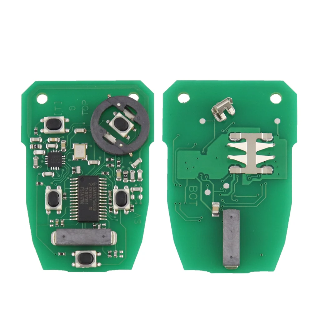 Chiave/Telecomando Per Jaguar Xf Xfr Xk Xkr 2009-2013 Fcc:kr55wk49244 Pcf7945 434 Mhz Id46 Chiave Automatica Non Tagliata Intelligente - pulsante 5 Jaguar - H73118f4500ff4003935eb552f097d1ccL