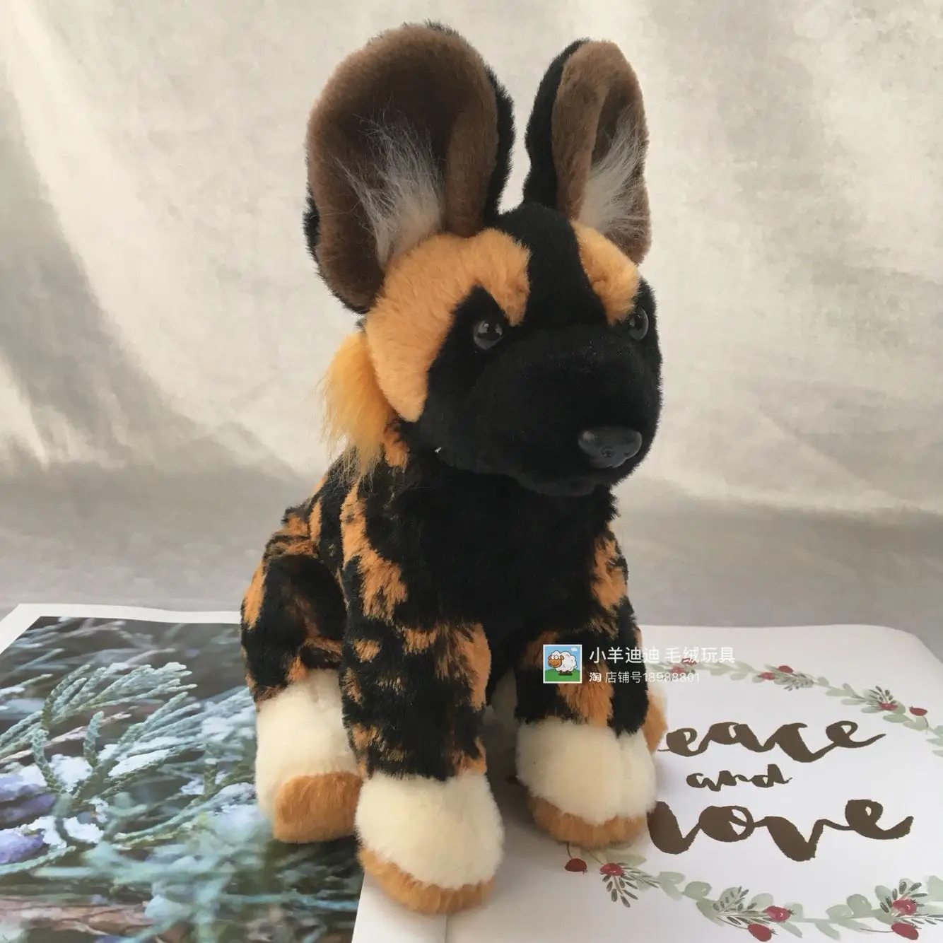 Милые плюшевые игрушки Hyena Africa Dog, имитация гигантских мягких игрушек, милые плюшевые игрушки-животные для детей, подарки для мальчиков и девочек