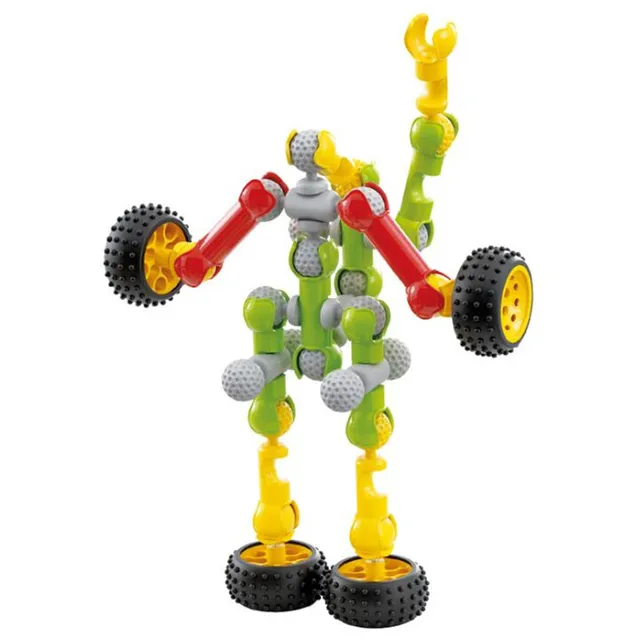 DIY Skeleton joint Building Blocks Stitching Inserted Construction Assembled Blocks Bricks Educational Toys for Children Gift 2