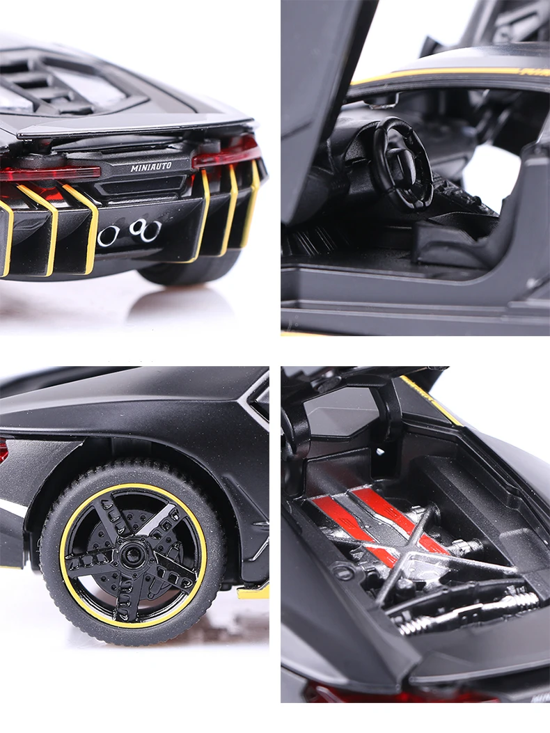 Lamborghini lp770 lp750 спортивный автомобиль сплав модель открывания двери сила детская игрушка автомобиль мальчик моделирование модель автомобиля