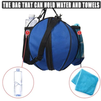 

BEAU-Portable Outdoor Sports One-Shoulder Soccer Bag Training Equipment Accessories Children's Football Volleyball Basketball PV