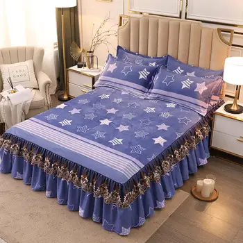 

Winter Warm Flannel Bed Mattress Cover Bedsheet Polyester Bed Skirt Bed Sheets Fitted Sheet 150*200/180*200/200*220cm Pillowcase