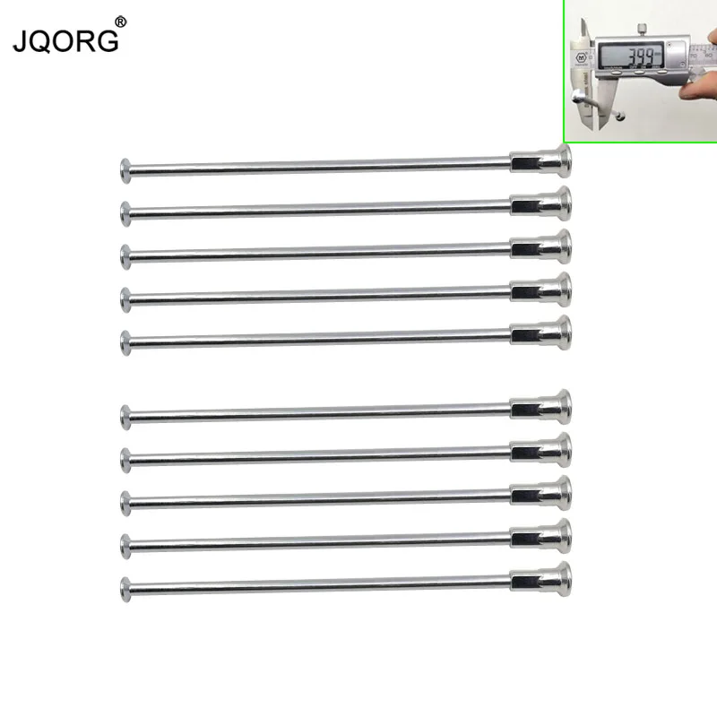 8G Diameter 4.0 mm Straight Pull Head Motorcycle Spokes 45# Carbon Steel Material Galvanization Surface Sliver Motocross Spokes