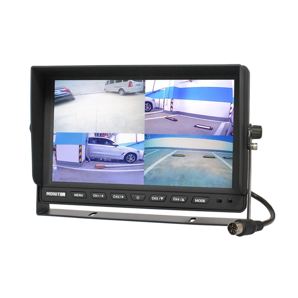 DIYSECUR 10 дюймов Сплит QUAD Автомобильный монитор + 4 x камера заднего вида CCD