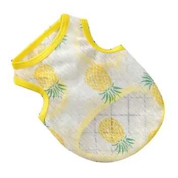 

Pineapple Cactus Flamingo Pet Dog Clothes Soft Dogs Vest New Sports Cat Shirt Pet Clothing Spring/Summer Cool Sweatshirt Coats