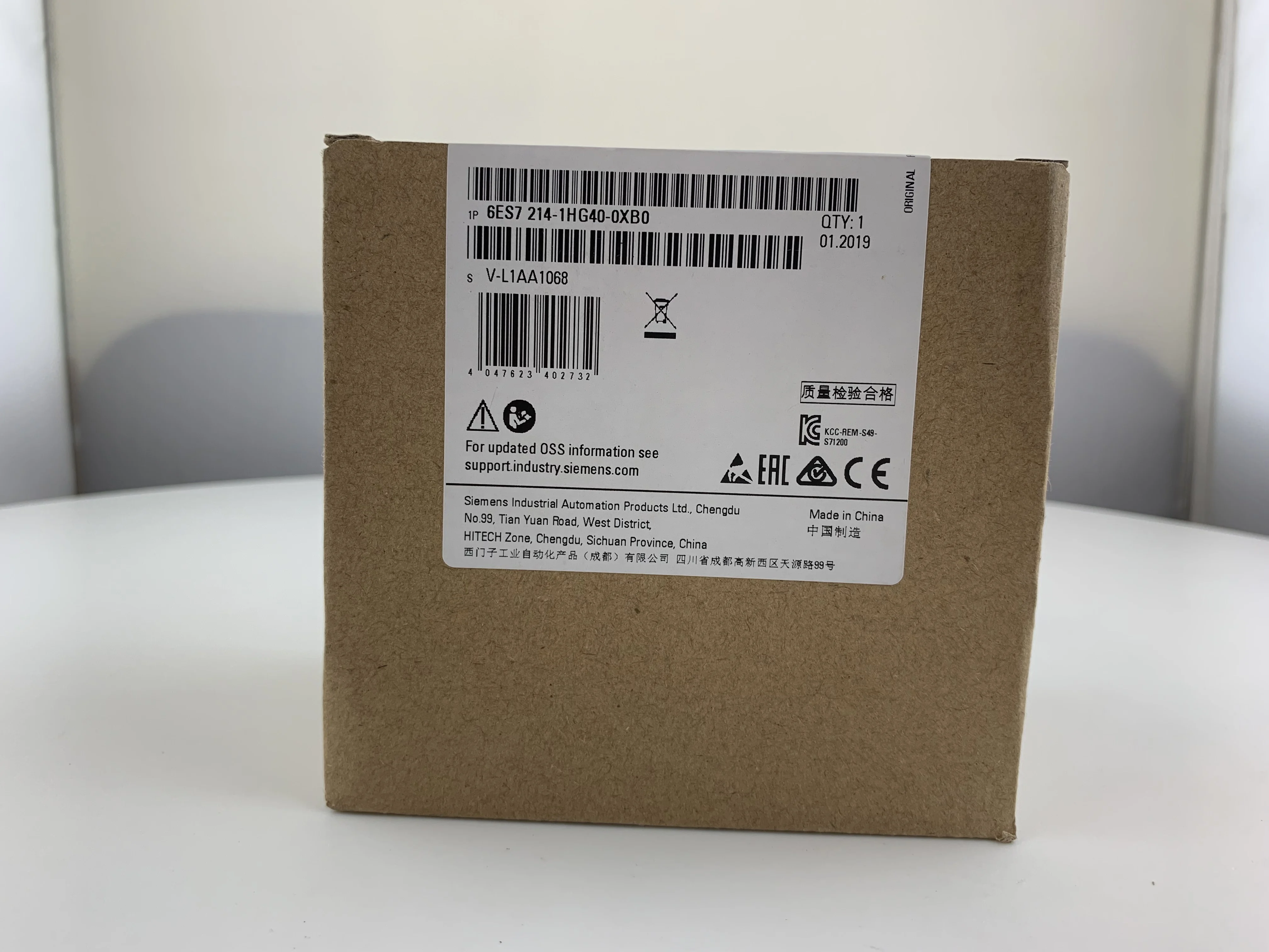 6ES7214 1HG40 0XB0 (6ES7 214 0XB0) SIMATIC S7 1200 CPU 1214C компактный DC/реле встроенный ввод/вывод: 14 DI 24 V