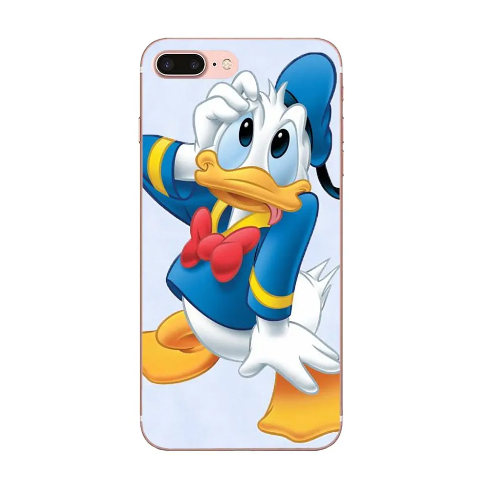 Мягкие чехлы для samsung Galaxy Note 5 8 9 S3 S4 S5 S6 S7 S8 S9 S10 5G mini Edge Plus Lite Funny Дональд