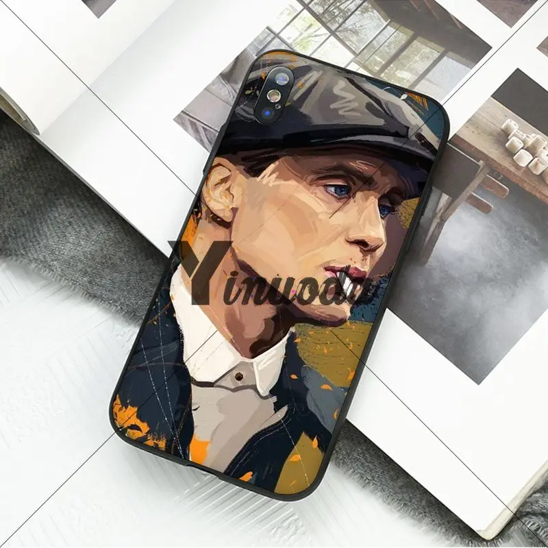 Yinuoda Томас Шелби Peaky bliners мягкий чехол для телефона Apple iPhone 8 7 6S Plus X XS MAX 5 5S SE XR 11 11pro максимальный чехол - Цвет: A6