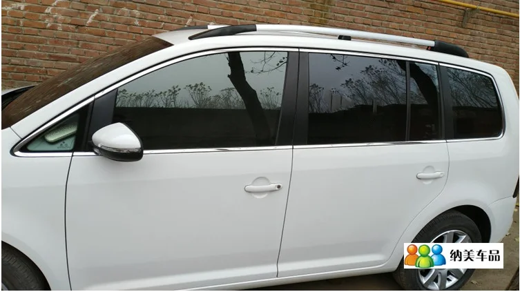 Для Volkswagen Touran 2005- оконная блестящая полоса обшивка кузова из нержавеющей стали отделка окна автомобиля Стайлинг