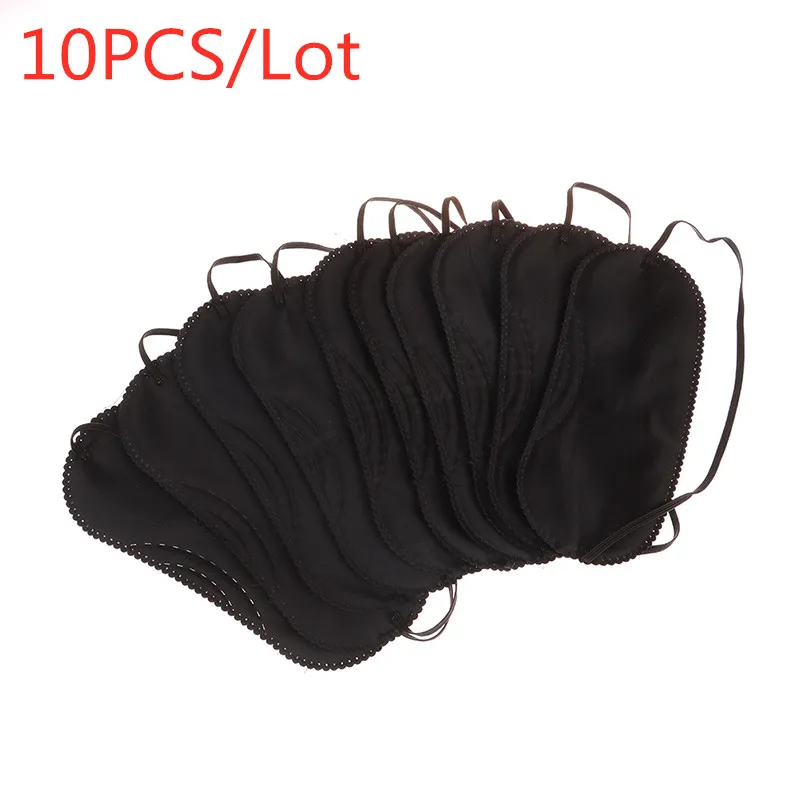 10Pcs/lot Sleep Mask Fast Sleeping Eye Mask Eyeshade Cover Shade Patch Unisex Soft Portable Blindfold Travel