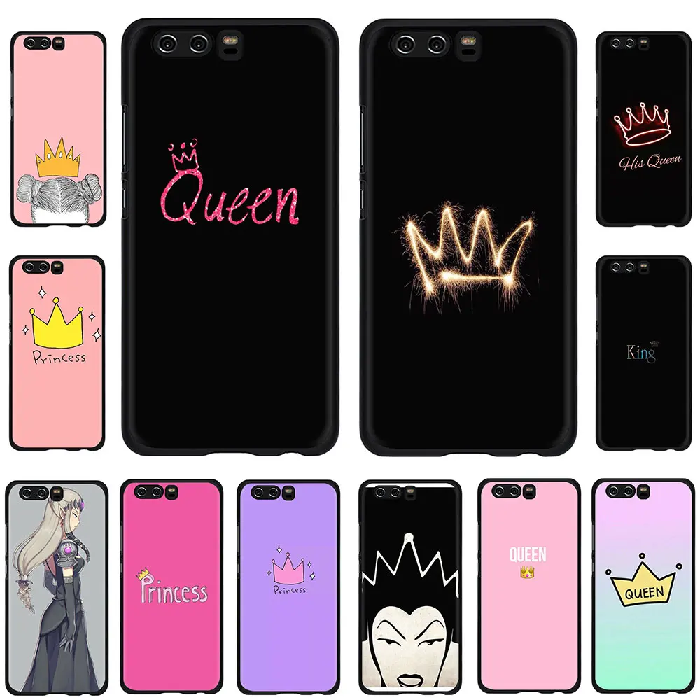 Мягкий чехол для телефона с принтом Love Queen and princess Huawei Nova Smart 2 2i 3 3i 4 4E 5 5i 5T 6-4G 5G 7 SE Lite
