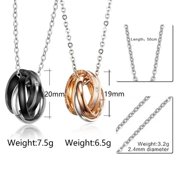 

FXM CAE19 stainless steel necklace hot sell top quality best women 16mm rome gift women jewelry
