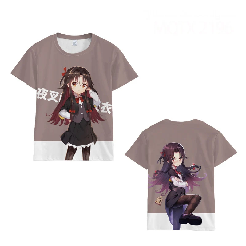 Ryuoh no Oshigoto Ai Hinatsuru Sora Ginko Kuzuryu Yaichi Yashajin Ai 3D печатная Футболка косплей костюм мужской женский футболка тройники - Цвет: 7