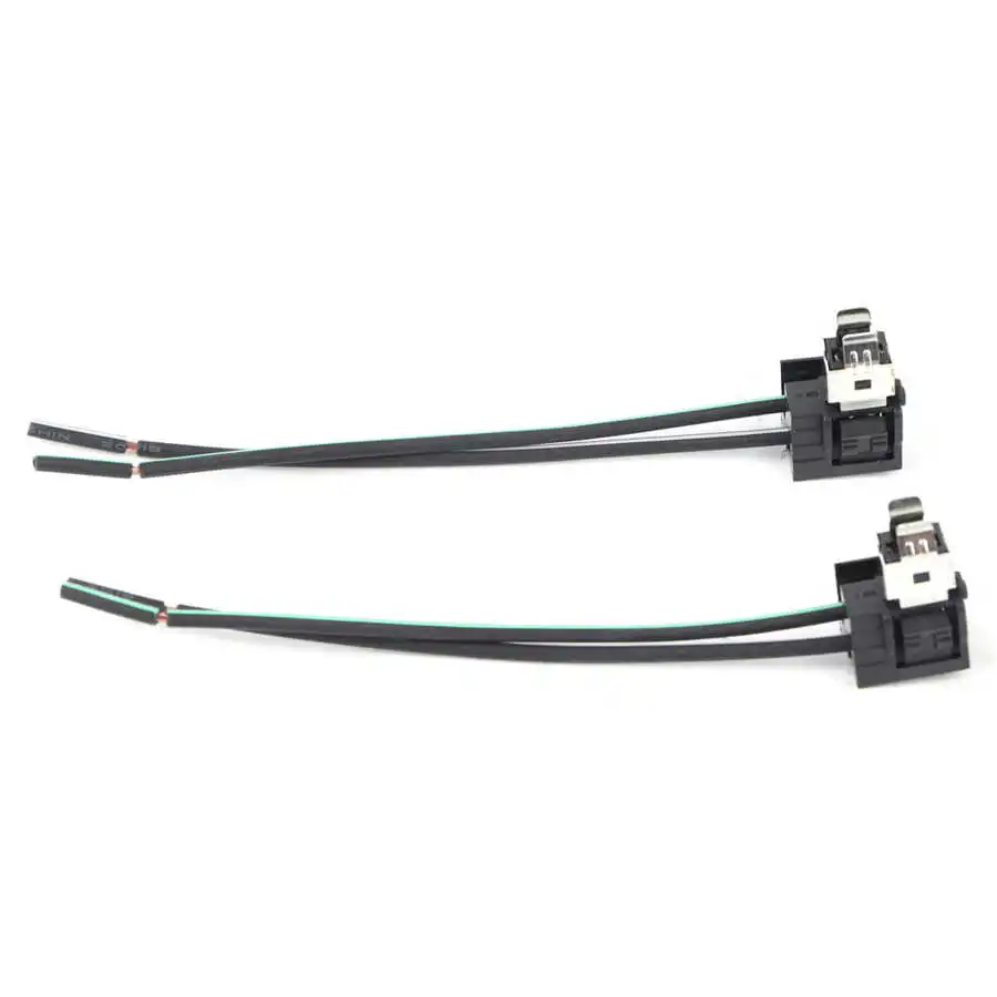 Headlight Lamp Bulb Socket Wiring Harness Connector Plug Adapter Line 2Pcs For H1 Bulb