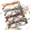 Reading Glasses Spring Hinge Classic Print Flower Frame Men and Women HD Reader Eyeglasses Diopter +0+1.0+2.0+3.0+4.0+5.0+6.0 1