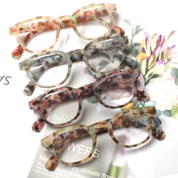Reading Glasses Spring Hinge Classic Print Flower Frame Men and Women HD Reader Eyeglasses Diopter +0+1.0+2.0+3.0+4.0+5.0+6.0 1