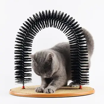 

Cat Arch Petting Post Rub Itch Maker in Addition to Brush Cat Teaser Toy Cat Toy zhua yang qi Tease Massage Brush TV Cat Teaser