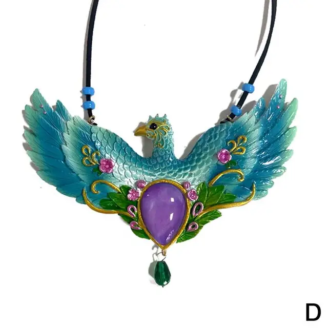 5 Color Creative Fashion New Animal Phoenix Resin Pendant for Home Wall Decoration Crafts Ornaments D