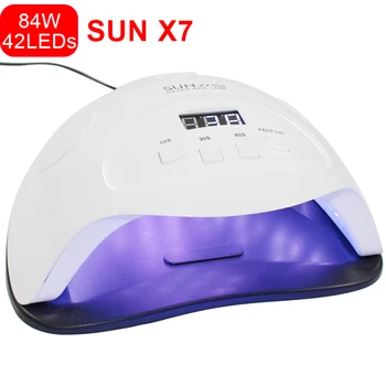 

84/54/24W UV LED Nail Lamp 42/36/12Pcs Leds Manicure Gel Nail Dryer Drying Nail Polish Lamp 30/60/90s Auto Sensor Manicure Tools