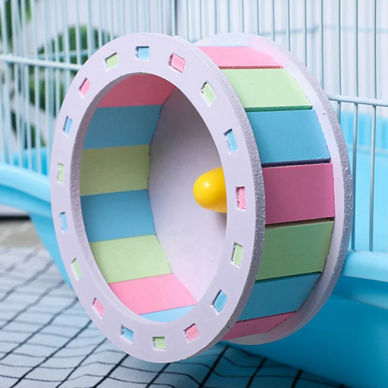 ПВХ дисковая игрушка хомяк, домашнее животное принадлежности сделай сам бесшумный Цвет Забавный Бег для домашних животных Спорт Фитнес хомяк беговое колесо