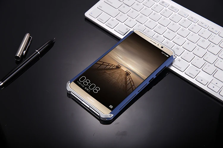 Анти-осенняя металлическая рамка пластиковая задняя крышка для Huawei mate 9 mate 9 алюминиевый сплав mate 9 mate 9 мобильный бампер чехол+ подарок
