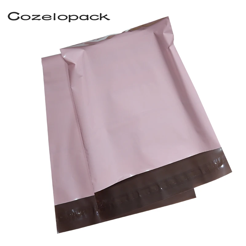 100pcs Light Pink Eco Poly Mailers Self Adhesive Shipping Mailing Package Mailer Postal Envelopes Gift Bags Courier Storage Bags 50pcs lots pe colors printing express bags thank you clothing shipping bags waterproof poly mailer postal mail bags