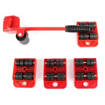 

Portable Furniture Lifter Mover 5 Pieces Furniture Transport Set Furniture Lifter and Furniture Sliders Tool Kits
