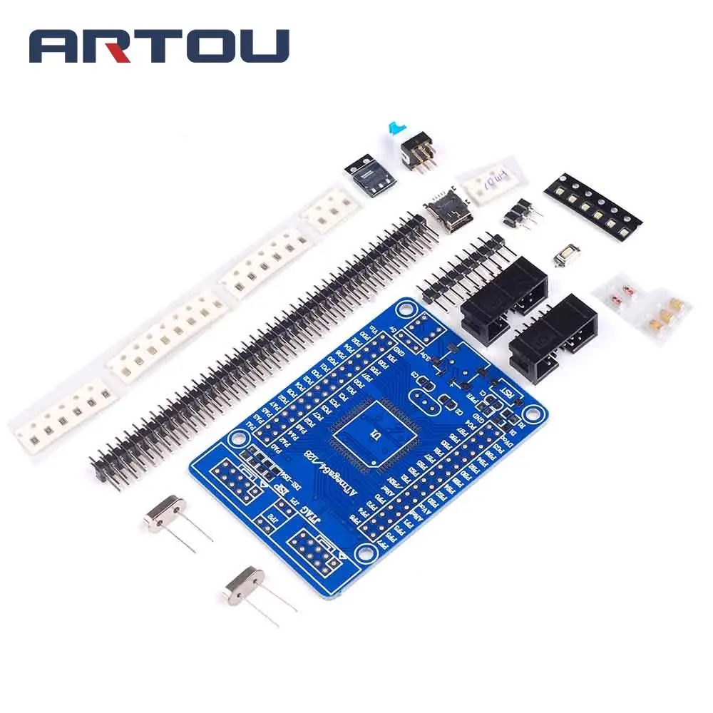 AVR ATmega64 ATmega128 макетная плата обучающая комплект основной платы|Интегральные