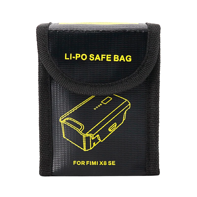 3 шт. FIMI X8 батарея взрывозащищенные сумки литиевая батарея безопасности хранения защитные сумки огнестойкий Чехол Коробка Дрон Прямая поставка