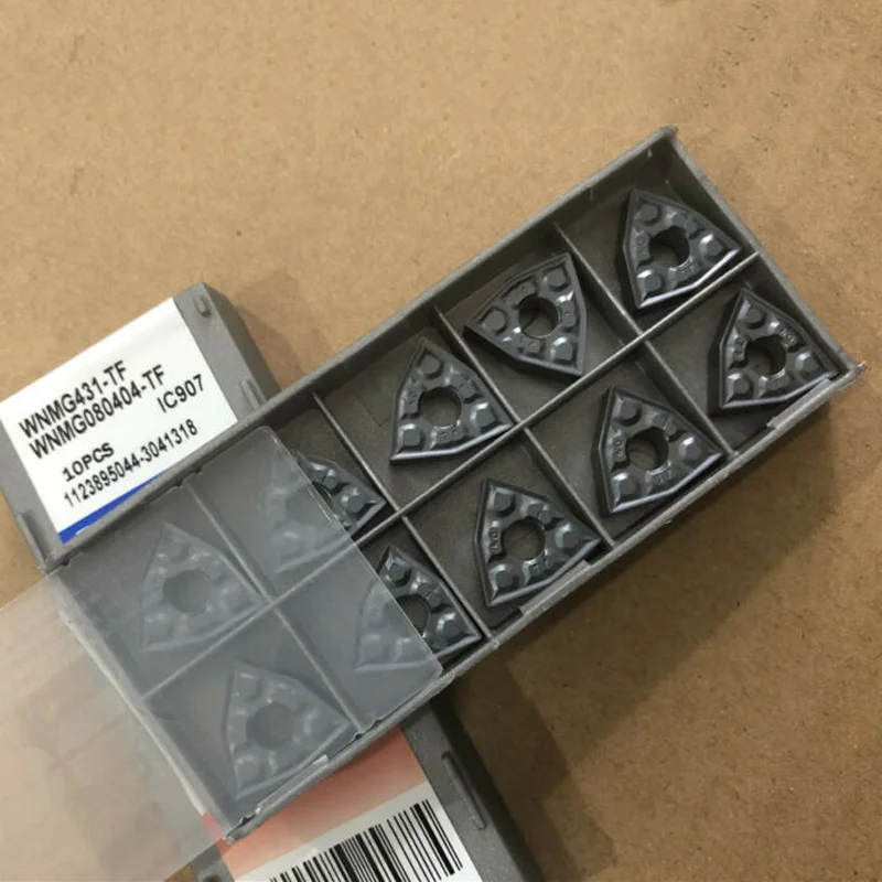 

10pcs WNMG080404-TF IC907 WNMG431-TF CNC Carbide Insert Metalworking Tool brand new and high quality