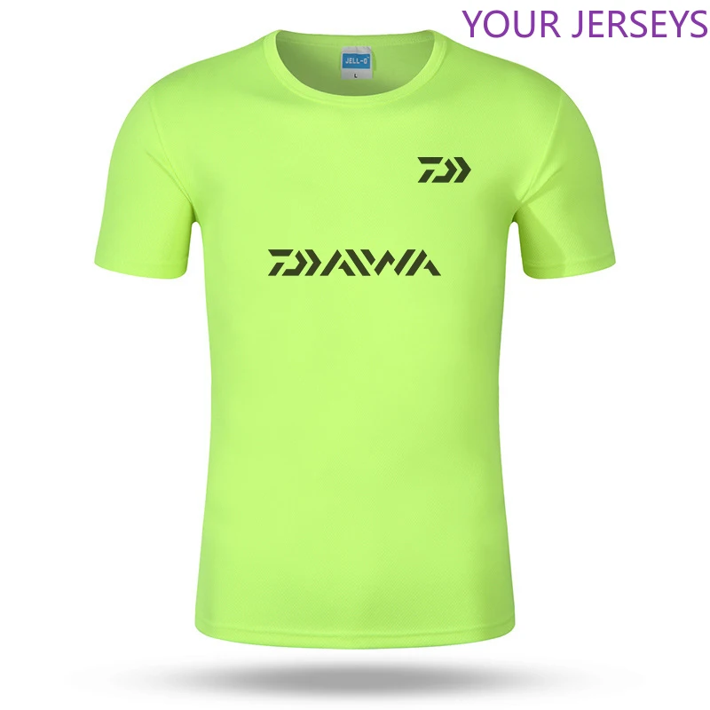 

Fishing Clothing Short Sleeve DAWA 2020 Men Fishing Shirt Quick-dry Breathable Anti-UV Sun Protection Fishing Clothes DAIWA
