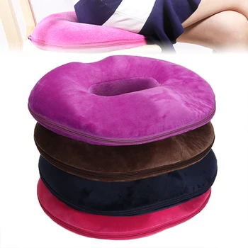

New Orthopaedic Seat Cushion Tail Bone Coccyx Pain Relief Memory Foam Hemorrhoid cushion Office Donut Cushion for Women
