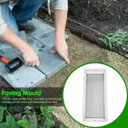 Садовая дорожка формы для тротуарной плитки многоразовые DIY бетонная прямоугольная Каменная форма