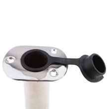 2x лодка заподлицо держатель стержня из нержавеющей стали Подставка для удочки-90 градусов