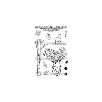 

French Clear Stamp for Scrapbooking Transparent Silicone Rubber DIY Photo Album Decor 1043