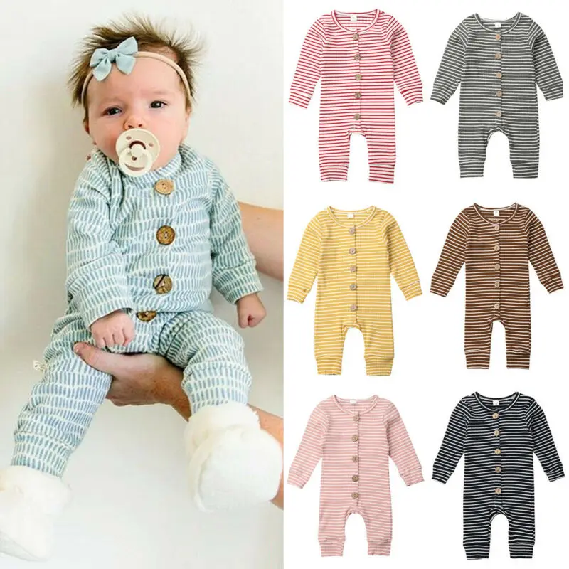 Newborn Infant Baby Boy Girl Cotton Romper playsuit Jumpsuit Clothes Outfit LotsRompers