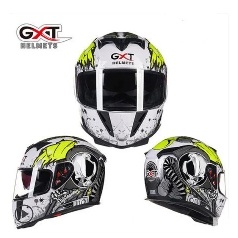 2019 Новый рыцарский защитный шлем GXT для всего лица мотоциклетный G358 с двойными